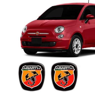 Imagem de Kit 2 Adesivos Emblemas Fiat 500 Abarth 2009 Até 2017 - SPORTINOX