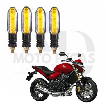 Imagem de Kit Seta para Moto Honda CB 650F Pisca Led Universal P50 12V Esportivo