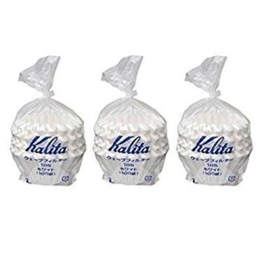 Imagem de Filtro de café Kalita Wave Series 185 branco para 2-4 pessoas