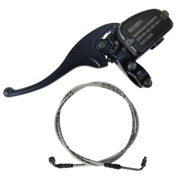 Imagem de Vanlison Cilindro mestre de freio dianteiro esquerdo e mangueira de freio compatível com Polaris Sportsman 400 450 500 600 700 800 Magnum 325 Trail Blazer 250 Scrambler 500 Trail Boss Worker OE