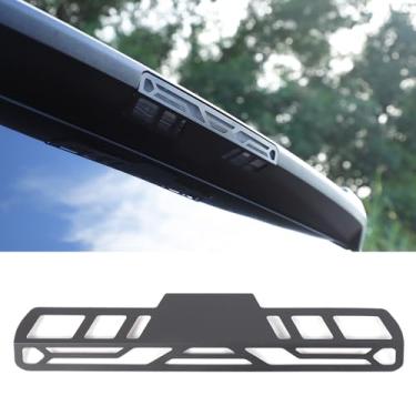 Imagem de Acabamento da tampa da luz de freio da luz traseira para Toyota Tacoma 2024 2025, liga de alumínio traseiro terceiro centro de freio montagem alta lâmpada de parada acabamento oco