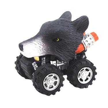 Imagem de Carros de brinquedo de dinossauros para crianças puxar para trás brinq