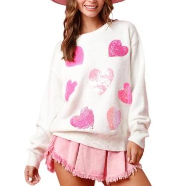 Imagem de Moletom Yiulangde Sequin Heart Cowboy Botas femininas