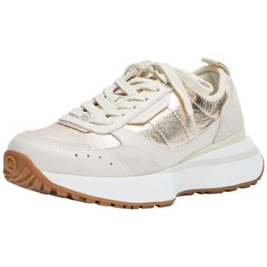 Imagem de MICHAEL KORS Tênis feminino Flynn Trainer, creme, 38 EU