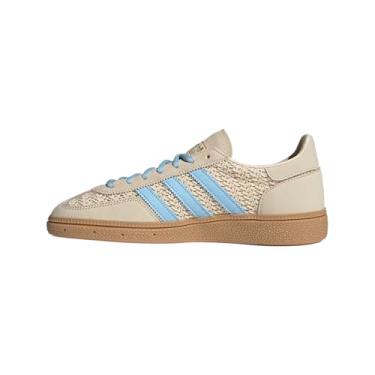 Imagem de adidas Tênis feminino Sanstr/Prebrn/Clesky Handball Spezial W Sand StrataPreloved Brown/Clear Sky 42 EUA, Multi, 6 Wide