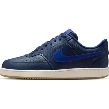Imagem de Nike Tênis masculino Court Vision Low, Azul-marinho meia-noite/azul real profundo/vela, 43