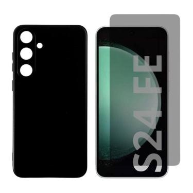 Imagem de Capa Aveludada + Película Privativa Para Samsung S24 Fe