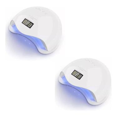 Imagem de Kit 2 Cabine Digital Led/Uv Sun 5 48W Seca Unha Em Gel