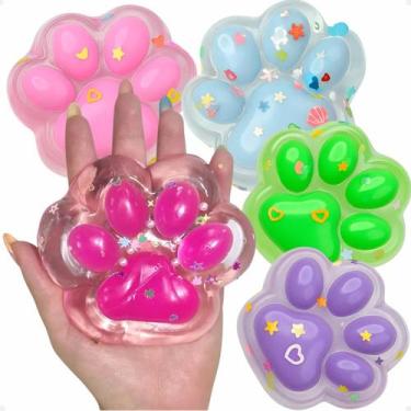 Imagem de Patinha Gigante Taba Squishy Fidget Antistress 15cm x 13cm Cor Aleatór