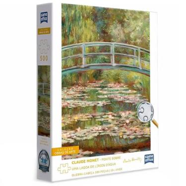 Imagem de Quebra-Cabeças Toyster 500 Peças Claude Monet: Ponte Sobre Uma Lagoa D