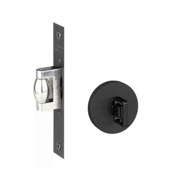 Imagem de Fechadura Trava Rolete Porta Pivotante Banheiro Wc Pado