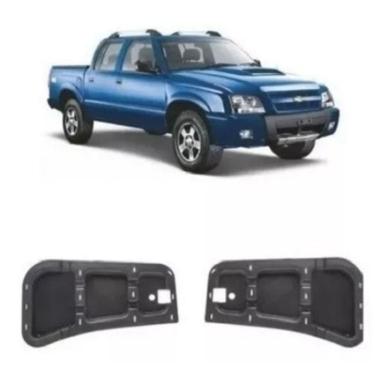 Imagem de Par Guia Suporte Dianteiro Parachoque S10 2001 02 03 A 2011