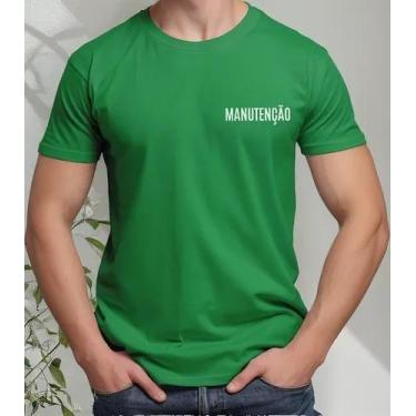 Imagem de Camisa Camiseta Masculina Feminina Algodão Uniforme Profissional Traba