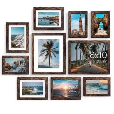 Imagem de Molduras para fotos, colagem, decoração de parede, Vittanly, pacote co