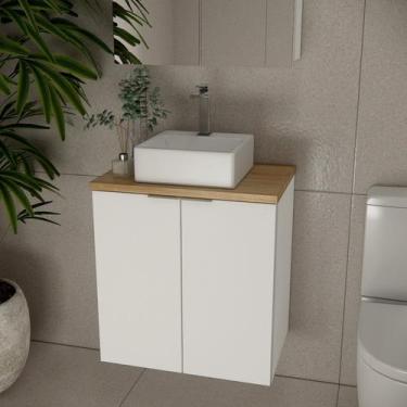 Imagem de Gabinete de Banheiro 60cm Gab4008 Nature - Estilare