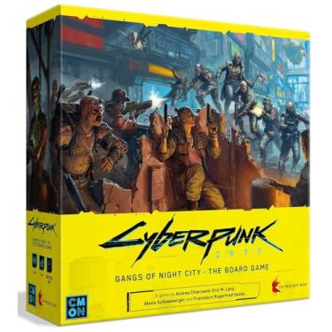 Imagem de CMON Cyberpunk 2077: Gangs Of Night City - Jogo De Tabuleiro Conquiste Neste Imersivo Estratégia Ficção Científica! Aventura, Para Maiores 14 Anos, 1 A 4 Jogadores, 90 120 Minutos Tempo Jogo.