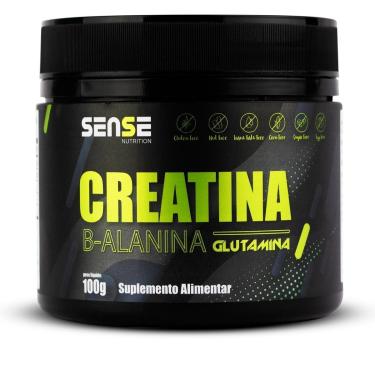 Imagem de Creatina+Beta Alanina+Glutamina - 100g - Sense Nutrition-Unissex
