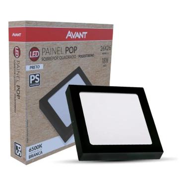 Imagem de Painel Led Plafon Pop Sobrepor 24W 6500K Branco Frio 30Cm 11