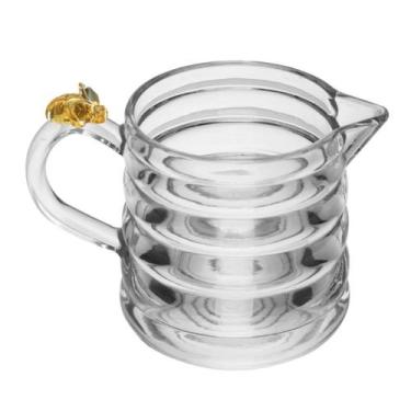 Imagem de Jarra Leiteira de Vidro 300ml com Alça Detalhe Abelha Little Bee Lyor