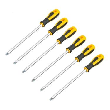 Imagem de Jogo Chaves Phillips 3/8``x8`` Cromo Vanádio C/ 6 Un Vonder