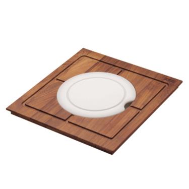 Imagem de TABUA DE MADEIRA FRANKE SOBREPOR IROKO PE - PLANAR 40X42,5 10085