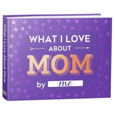 Imagem de Livro What I Love About Family, livro "Fill-in-the-Blank Book" para mãe – Presentes de Natal para mãe, filhos, presentes de aniversário para mãe, presentes de aniversário para mãe, presentes de Natal