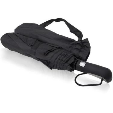 Imagem de Guarda Chuva AUTOMÁTICO ABRE/FECHA UNISSEX PROTEÇÃO UV COMPACTO - FP E