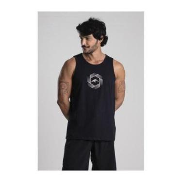 Imagem de Camiseta Regata Cavada Maresia Fiber Preto Masculino Adulto Ref. 10382817-Masculino