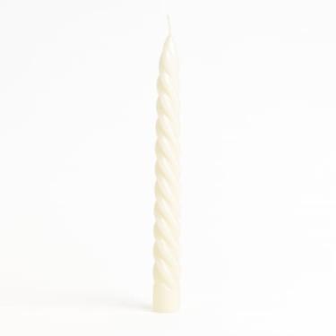 Imagem de Vela Castiçal Colorida Waves Verniz - Branco