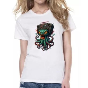 Imagem de Camiseta Baby Look Polvo boombox - Alearts, M