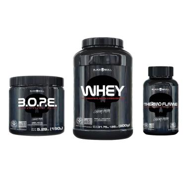 Imagem de KIT WHEY + PRÉ-TREINO BOPE + TERMOGÊNICO