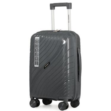 Imagem de Mala de Viagem de Bordo 8kg em Polipropileno Inquebrável com Zíper Dup