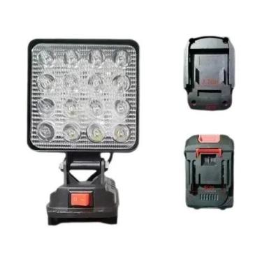 Imagem de Lanterna LED Portátil Sem Fio Para Bateria Makita 4 Em 1, Holofote De 