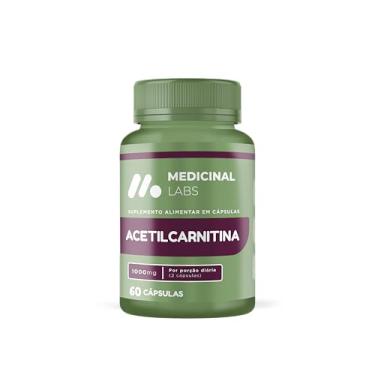 Imagem de ACETILCARNITINA 1000MG 60 CAPSULAS - MEDICINAL LABS