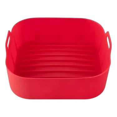 Imagem de Protetor Airfryer Silicone Forro Antiaderente Quadrada 15Cm