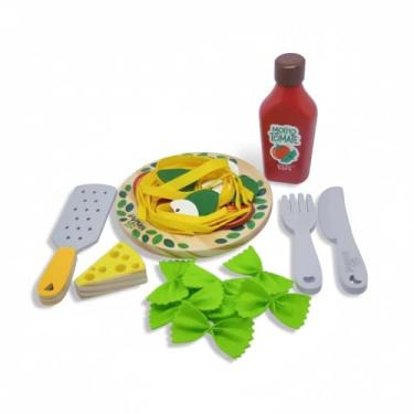 Imagem de Kit Macarronada Infantil Brinquedo Coleção Comidinha NewArt