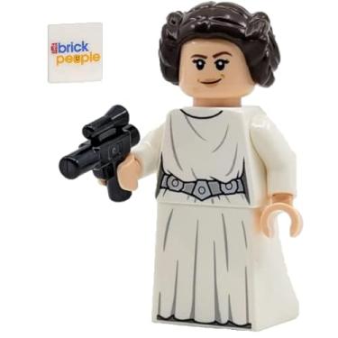 Imagem de LEGO Star Wars: Princess Leia Minifigure with Blaster Pistol and Purple Cape