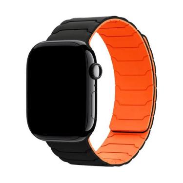 Imagem de Pulseira Silicone Magnética Cyber Compatível com Apple Watch - Baú do 