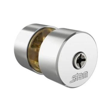 Imagem de Cilindro Para Fechaduras 1500/1600 Tetra Chave Cromado 54mm Stam