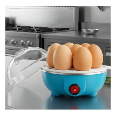 Imagem de Cozedor De Ovos Elétrico A Vapor Portátil 110v Egg 60hz Azul - Cozedor