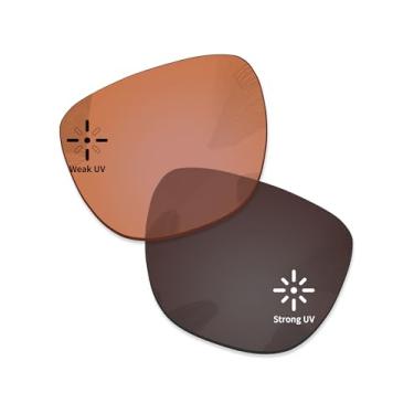 Imagem de Combine8 Lentes de reposição de proteção UV para óculos de sol RayBan Meta Wayfarer RW4008 53 mm resistentes a arranhões - laranja fotocromático - não polarizado