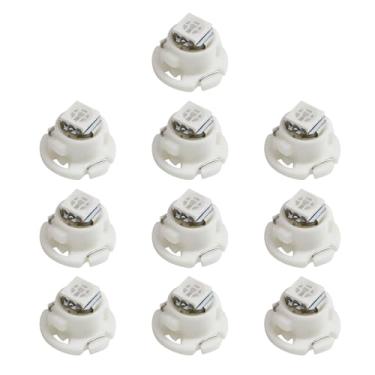 Imagem de Modengzhe Lâmpadas LED para instrumentos de painel de carro T4.7, 10 peças, painel brilhante, painel de painel, painel luminoso, substituição interior, vermelho