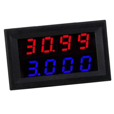Imagem de barenx Amplificador de voltímetro digital, tubo de exibição de LED, leitor de tensão e corrente - azul