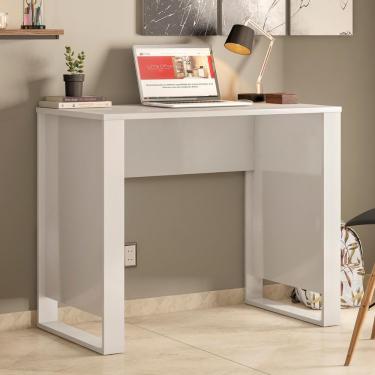 Imagem de Escrivaninha 90cm Office Morada - Branco