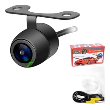 Imagem de Câmera De Ré Automotiva Hd Estacionamento Borboleta Colorida Visão Noturna