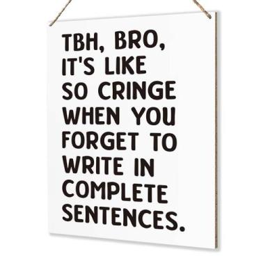 Imagem de Decoração de parede de sala de aula FREHVN Funny English High Middle S