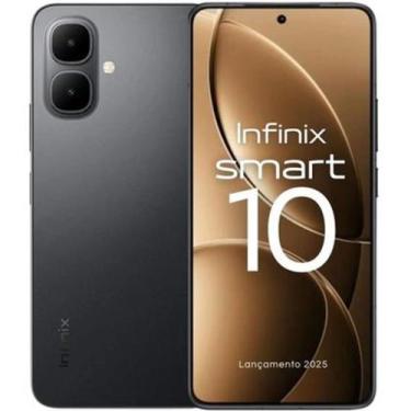 Imagem de Smartphone INFINIX Smart 10 120Hz NFC 128GB 8GB Ramboost Câmera 2K 500