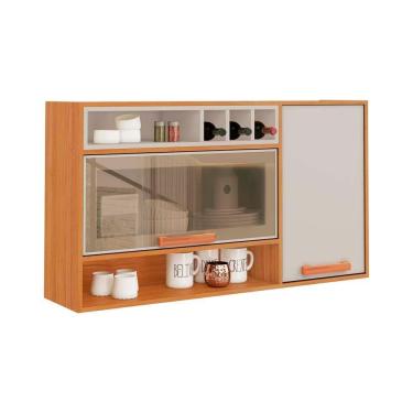 Imagem de Armário Aéreo de Cozinha Itatiaia 2 Portas e Vidro
