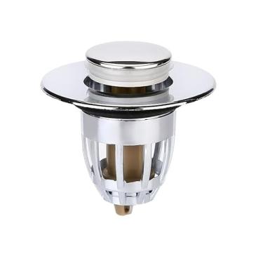 Imagem de Coador de ralo de cozinha para banheiro - estilo anti-entupimento, para ralos de 3,4 a 3,99 cm e resistente à ferrugem, plástico