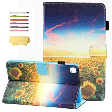 Imagem de UUcovers Capa SM-T307 para tablet Samsung Galaxy Tab A 8.4 2020 (Verizon/T-Mobile/Sprint) com suporte para lápis, capa magnética de couro PU, suporte dobrável de poliuretano termoplástico traseiro à